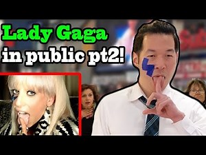LADY GAGA in PUBLIC 2!! (Shallow, Just Dance, Paparazzi)