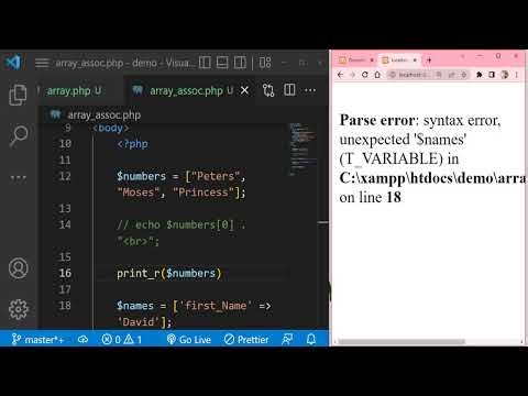 php assoc array
