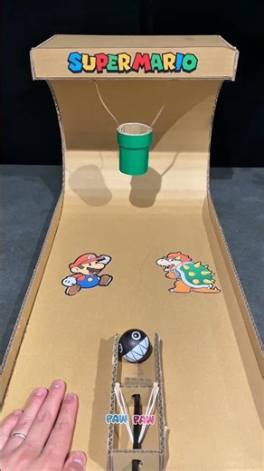 ワンワンを土管に入れろ！ ダンボールで工作ゲームを作っています。 作り方はYouTubeみてね！ #ダンボール工作 #段ボール工作 #ダンボール #段ボール #マリオ #手作りゲーム #手作りおもちゃ