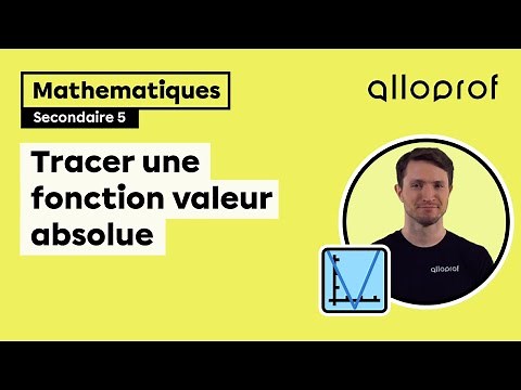 Tracer une fonction valeur absolue | Mathématiques | Alloprof