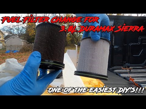 Fuel Filter Change for 3.0L Duramax Sierra