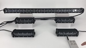 🔥Slim light bar Package 🔥31” and 4 pack 7.3” white amber light bar with sync wireless remote controller 🤩 Get yours link in my bio #vividlightbars | Vivid Light Bars