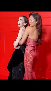 Forget the boys, Emily and Mindy are the real love story of Emily In Paris! Lily Collins and Ashley Park stole the show at the Netflix hit’s season five premiere in Paris 😍 🎥: @lilyjcollins | HELLO!