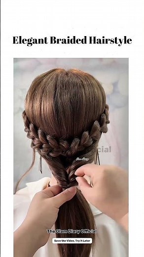 Elegant Braided Hairstyle Tutorial for Long Hair #dutchbraid #braidedhairstyle #hairtutorial