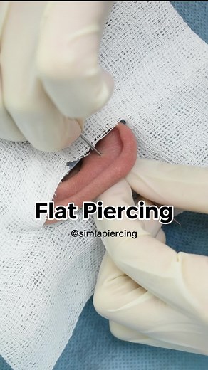 Flat Piercing: Tips for Perfect Ear Cartilage Piercings