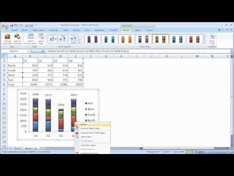Create a Stacked Column or Bar Chart