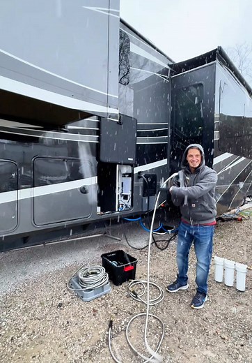 Tips for Winter Living in a Camper During Snowy Weather
