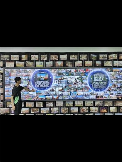 Interactive Video Wall for Events & Exhibitions | Immersive Digital Display Technology #Shorts
