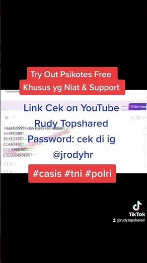 Try Out Soal Psikotes Gratis | Penerimaan Polri 2024 2025 #tni #polri #rudytopshared #berandapintar