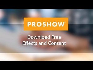ProShow 7 Training Video: Download FX and Content Feature