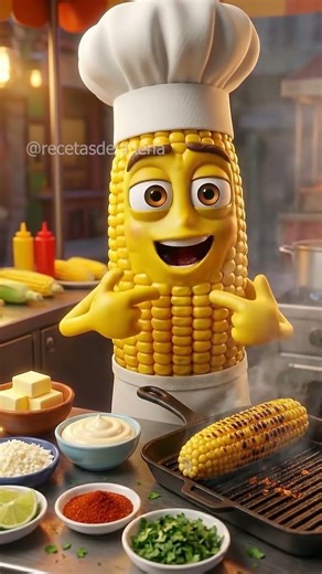 Street-style corn on the cob, roasted with everything just like you get it on the street.