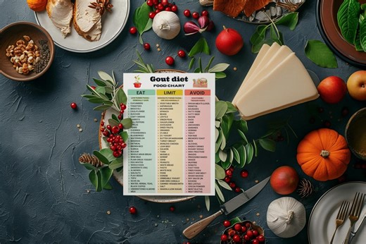 Gout Diet Food List Printable, Low Purine Foods Guide for Uric Acid & Hyperuricemia, Gout-friendly Grocery List, Gout List, Instant Download - Etsy