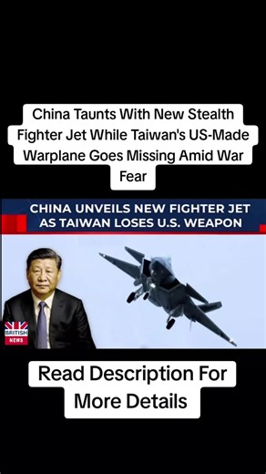 China has unveiled upgraded J‑20A and J‑20S stealth fighters and showcased new long‑range fuel tank configurations, boosting its air dominance ambitions. Taiwan, meanwhile, has suspended F‑16 training after dan*gerous incidents and safety concerns. With Xi doubling down on “reunification,” tensions over the Taiwan Strait are entering a perilous new phase. #Xijinping#China#uknews #Ukupdates#Currentaffaires