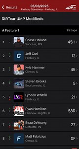 We picked up win #11 of the 2025 season tonight at Fairbury 🏁🏁🏁 | Chase Holland Racing