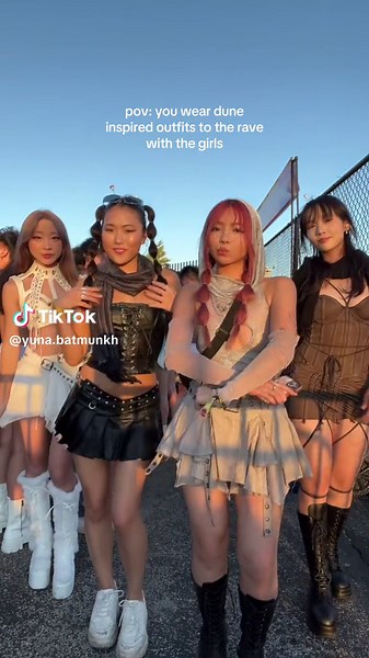 Dune Inspired Outfits for Girls at the Rave - Festival Fashion