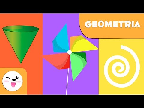 Le linee e le forme geometriche piane e solide per bambini - Geometria per bambini