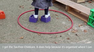 Amelia and mum Bev show how Tax-Free Childcare has benefitted them. To find out how Tax-Free Childcare could help you visit www.childcarechoices.gov.uk. | HMRC