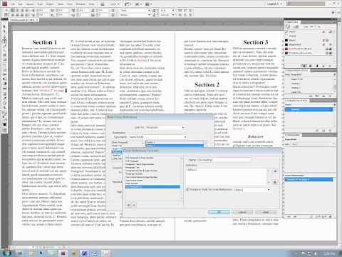 Creating Cross-References in InDesign
