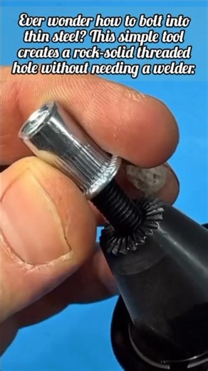 How To Install Threaded Holes In Thin Metal