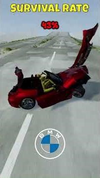 IMPOSSIBLE SPEED JUMP! 😱 99% of cars will FAIL! 🌀💥 #beamngdrive #cars #automobile #shorts