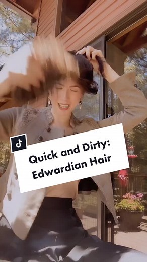 Simple Edwardian Hair Tutorial