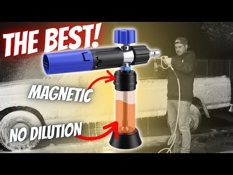 BEST MINI FOAM CANNON - NO DILUTION REQUIRED WITH METERING TIPS!