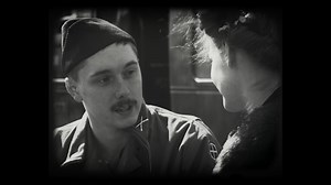 A '40s love story, in Severn Valley Railway style to celebrate National Kissing Day. Tickets for Step Back to the 1940s - it's all anyone ever wants! https://svr.co.uk/event/step-back-to-the-1940s-2023/ | Severn Valley Railway