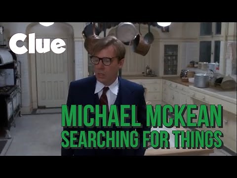 "Clue: The Movie" - Mr. Green (Michael McKean) Searching for Things