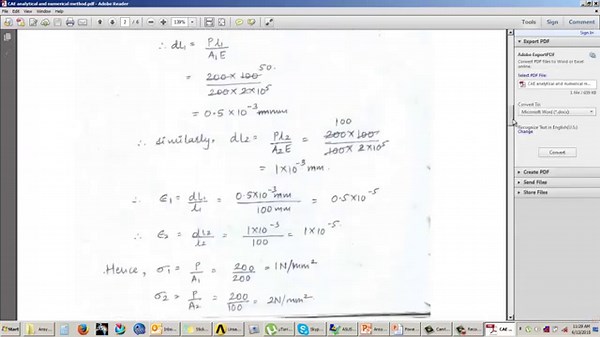 1 Introduction to Computer Aided Engineering (CAE) - Ansys Workbench Software Theory