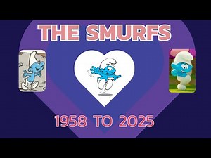 Timeline of the Smurfs: 1958 to Present!