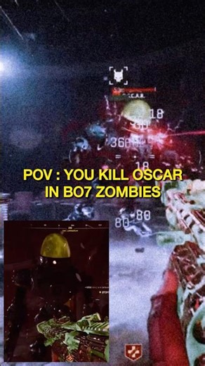 POV : You Kill OSCAR In BO7 Zombies | #bo7 #blackops #gaming #shorts