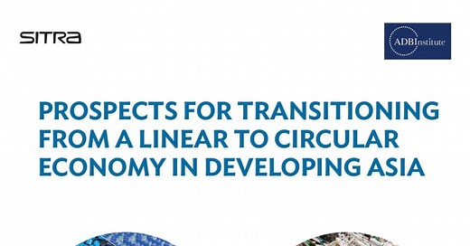 Prospects for Transitioning from a Linear to Circular Economy in Developing Asia