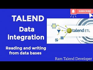 Talend -Data Integration | Reading and writing Data From Databases |Talend Basic Jobs| ETL Process