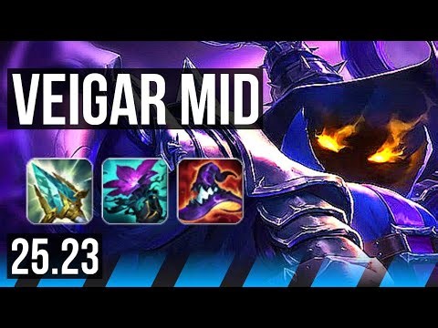 VEIGAR vs MEL (MID) | 23/3/8 | KR Master | 25.23