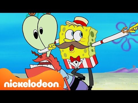 スポンジ・ボブ | カーニさんをだますスポンジ・ボブとイカルド🦀 | ニコロデオンジャパン
