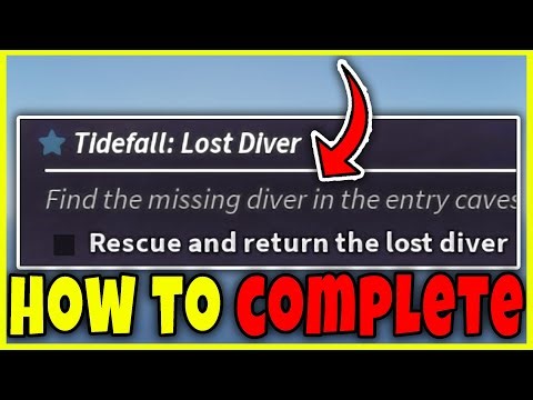 How to COMPLETE LOST DIVER QUEST FAST - BEST METHOD to FIND LOST DIVER Roblox