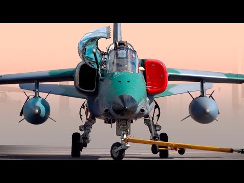 Embraer AMX Fighter Jets Engine Start and Takeoff during CRUZEX