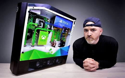 国外公司打造终极全平台PC主机 XB1/PS4/NS全收纳