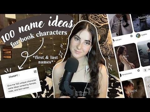 100+ CHARACTER NAME IDEAS | first & last names, ideas for writers, ai generated name ideas