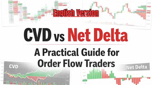 CVD vs Net Delta: A Practical Guide for Order Flow Traders - Orderflow with SG