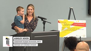 2.5K views · 30 reactions | See how UMMC’s patient care team delivers compassionate, coordinated care in this video from our Great Stories event. Hear from Dino Gaetani, Pulmonary Diagnostics Manager, and Ashley Hood, a mother of a former patient and Assistant Nurse Manager in the MICU, who personally thanked the team for the exceptional care provided to her son. | University of Maryland Medical Center | Facebook