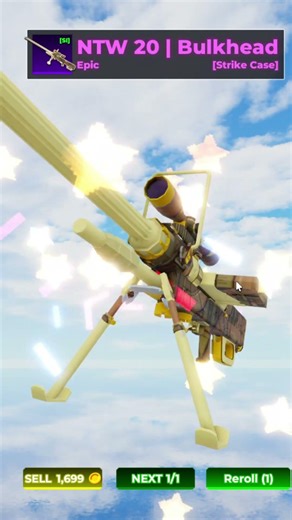 ESSA SKIN ME DEU AIM BOT!! #roblox #arsenal