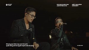 914K views · 23K reactions | Crying Over You - lần đầu tiên Vũ. & JustaTee thể hiện trên sân khấu Một Vạn Năm Concert (Hà Nội) | Đài Phát Thanh. | Facebook