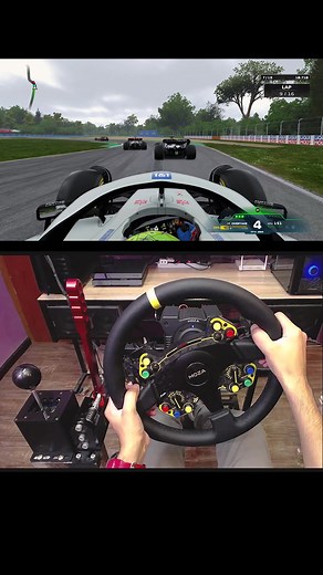 F1 22 - Imola - HAAS F1 Team - Moza R9 Steering Wheel #youtube #gameplay #mozar9 #steeringwheel #f12022