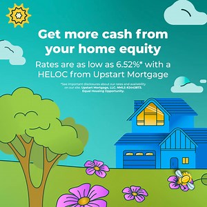 Get cash with your home equity with a HELOC from Upstart Mortgage. Check your offer in minutes with the fast and easy online process. | Shopify