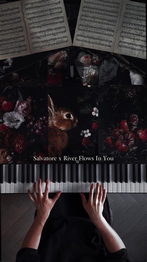 Lana Del Rey - Salvatore x Yiruma - River Flows in You ♥️ #piano #pianocover #pianomusic