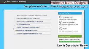 Autoplay Menu Designer Full Download - Risk Free Download (2015)