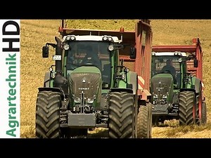 FENDT Traktoren im Einsatz | Lohnunternehmen KUMM Agrar | Krone BiG X häckselt Roggen