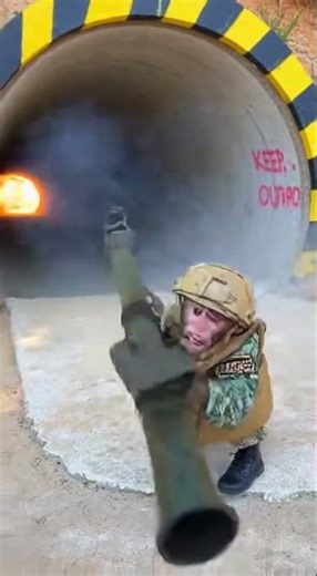 Baby Monkey with Bazooka 🤣 | shock therapy 😂 Epic jungle prank #funny #monkey #prank