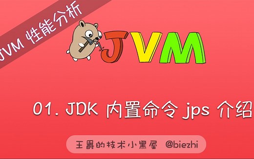 Java 性能分析工具 01 JDK 内置命令 jps 介绍